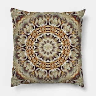 Flower Of Life Mandala (Close To Nature) Pillow