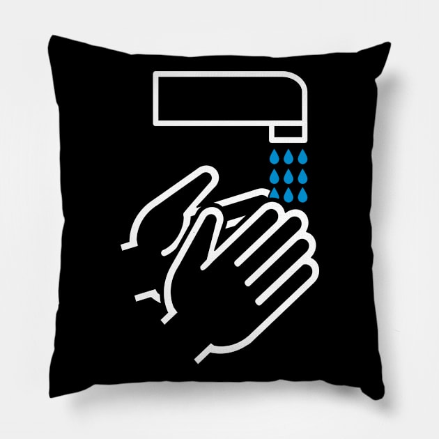 Hand washing Pillow by Designzz