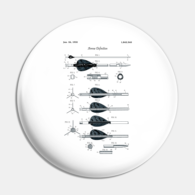 Archery Definition Arrow Archery Pin TeePublic