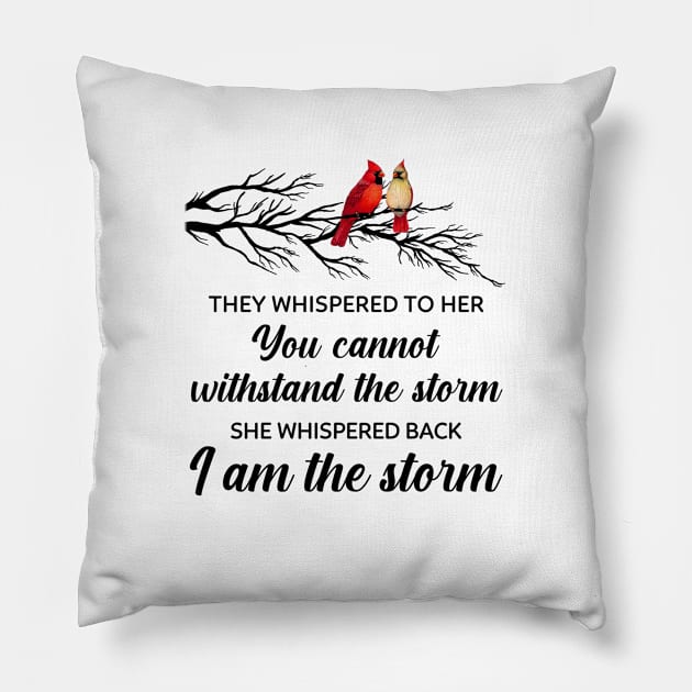 I Am the Storm Pillow by DMMGear