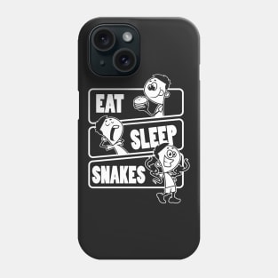 Eat Sleep Snakes - Snake Animal Nature Lovers Gift graphic Phone Case