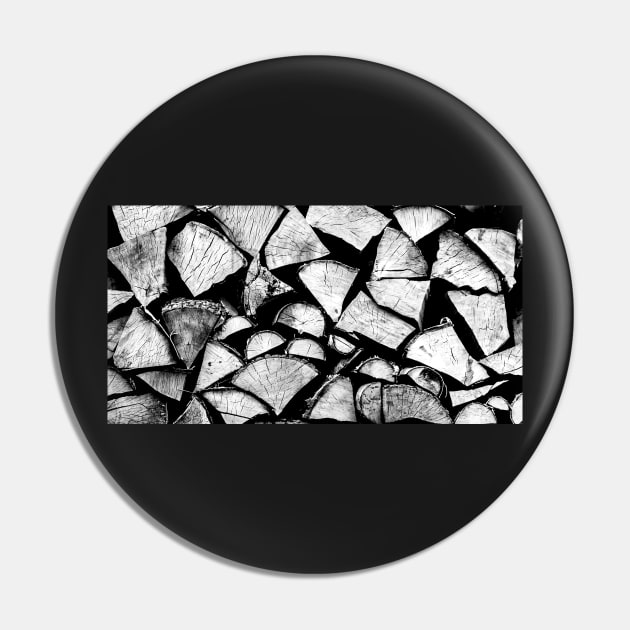 Chopped wood closeup in black and white Pin by lena-maximova