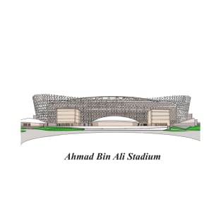 Sketching of Stadium Qatar T-Shirt