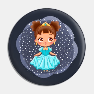 Princess in the snow Pin