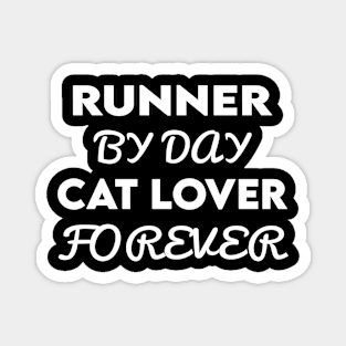 runner cat Magnet