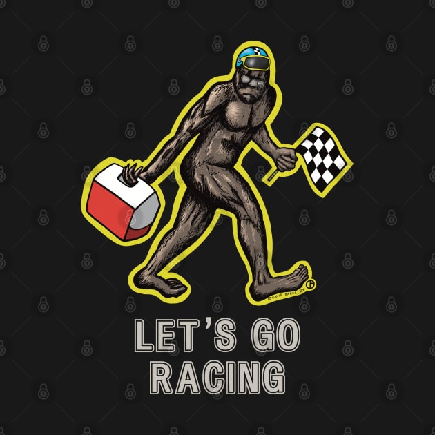 Bigfoot Let’s Go Racing by Art from the Blue Room