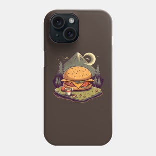 Cheeseburger Campout Phone Case