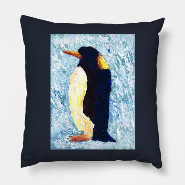 Penguin Pillow by hannahnking