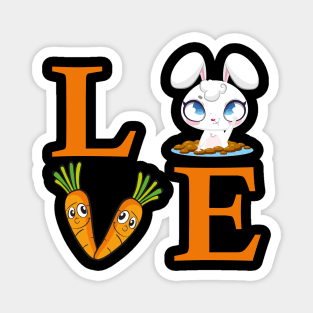 love rabbit Magnet