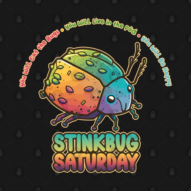 Stinkbug Saturday Kawaii Bug Buffet by DanielLiamGill