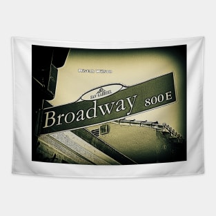 Broadway, San Gabriel, California by Mistah Wilson Tapestry