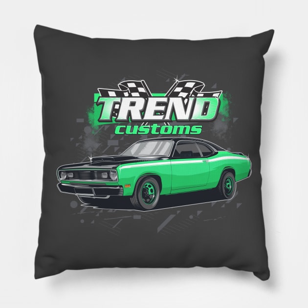 DODGE TREND A FEEL Pillow by mojokumanovo