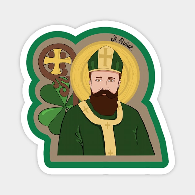 St. Patrick Magnet by mfrancescon13