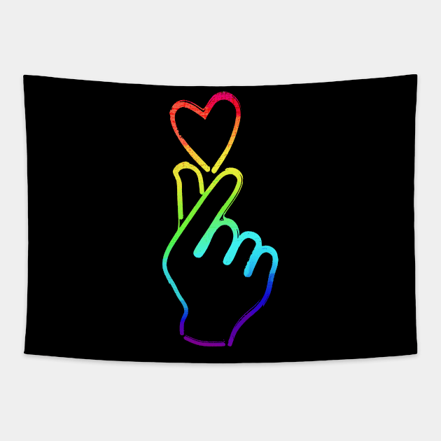 Oppa Pride sign Tapestry by clingcling