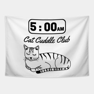 5am Cat Cuddle Club Tapestry