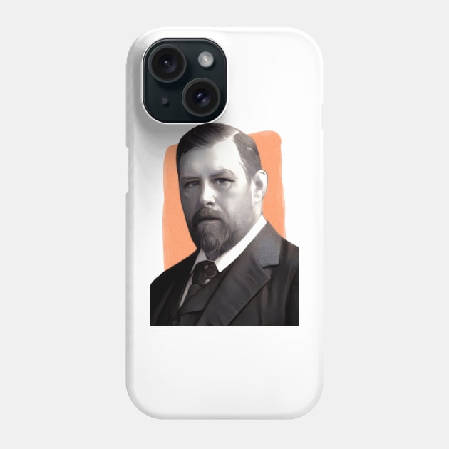 English Novelist H. G. Wells illustration Phone Case by Litstoy 