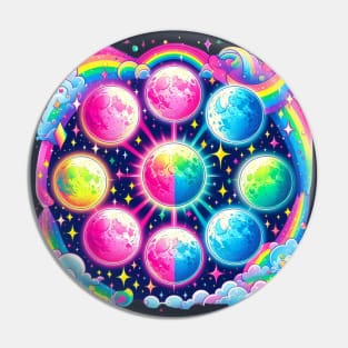 Full Moon Fever - Inspired by Lisa Frank Pin