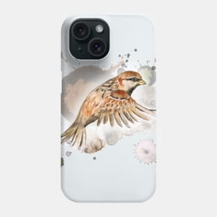 Flying sparrow Phone Case