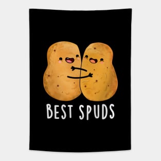 Best Spuds Cute Best Buddies Potato Pun Tapestry