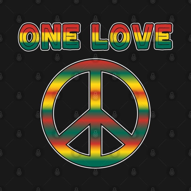 Peace and One Love by eighttwentythreetees