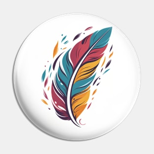 Feather Vintage Design Pin