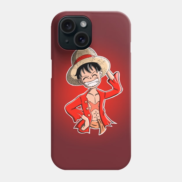 Monkey D. luffy Phone Case by Fishonastick