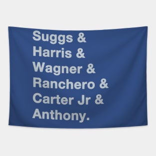 Magic '23-'24 Playoff Squad Tapestry