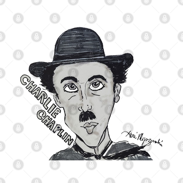 Charlie Chaplin by TheArtQueenOfMichigan 