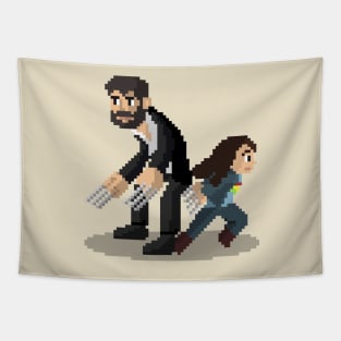 Logan Pixel Art Tapestry