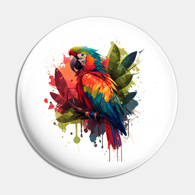 Macaw Pin by JH Mart