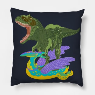 Dino Floaty Junior Swimmer Pillow