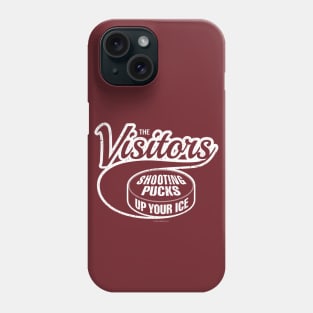 Visitors: Shooting Pucks Up Your Ice Phone Case