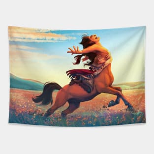 Centaur and Squire Tapestry