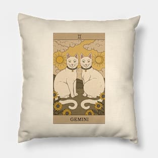 Gemini Cat Pillow