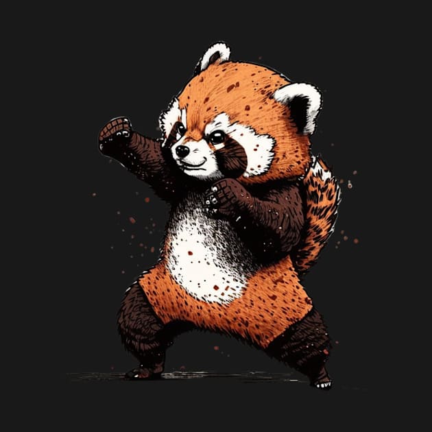 Battle Ready Red Panda by gibah