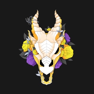 Overgrown Dragon Skull - Nonbinary T-Shirt