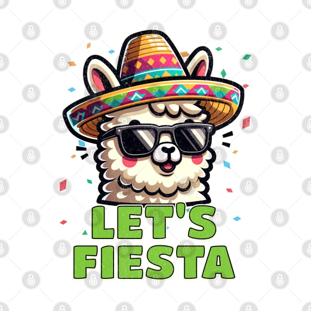 Let's Fiesta Llama by Odetee