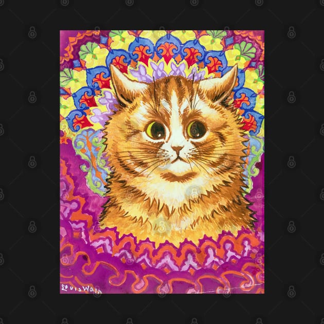 Louis Wain Kaleidoscope Cat by forgottenbeauty