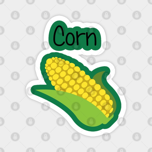 Yellow Corn on the Cob Magnet by EclecticWarrior101