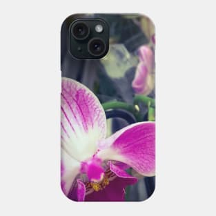 Pink Orchid Floral Plant Flower Blossoms Phone Case