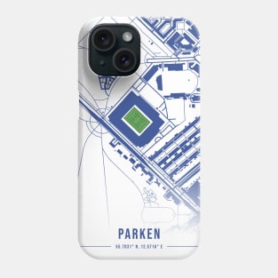 Parken White Map Design Phone Case