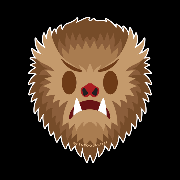 The Cute Werewolf by pentoolarts
