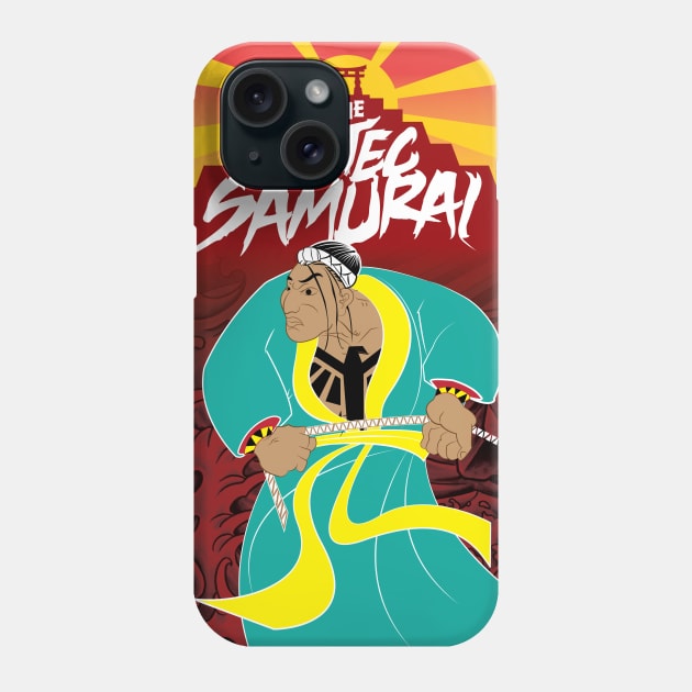 The Aztec Samurai Official Shirt Phone Case by mredthefed