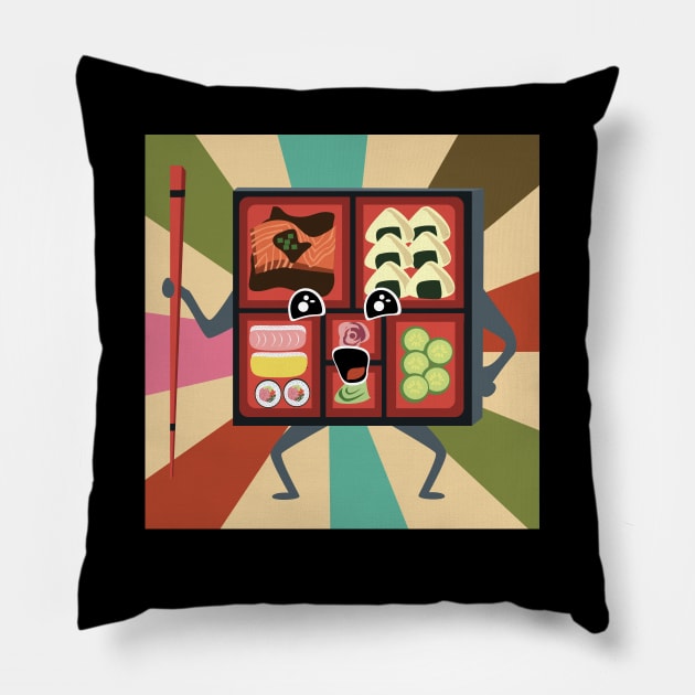 Bento Box Native Pillow by Edofest