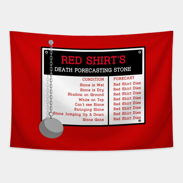 The Red Shirt's Death Forecasting Stone Tapestry by sirwatson