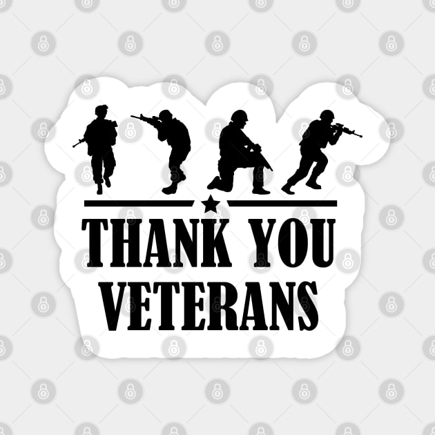 Thank You Veterans Magnet by SrboShop