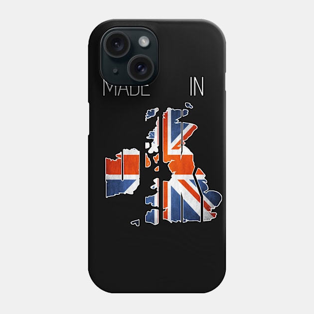 Made in the UK. British. London. Perfect present for mom mother dad father friend him or her Phone Case by SerenityByAlex