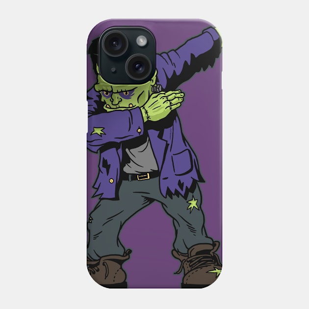 Dabbing Frankenstein Phone Case by vo_maria