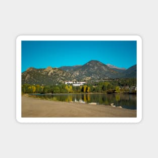 Stanley Hotel and Rocky Mountains Magnet