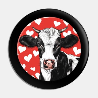 Cow Lover Design Pin